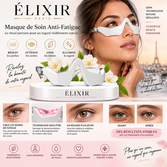 ÉLIXIR PARIS – Masque de Soin Anti-Fatigue